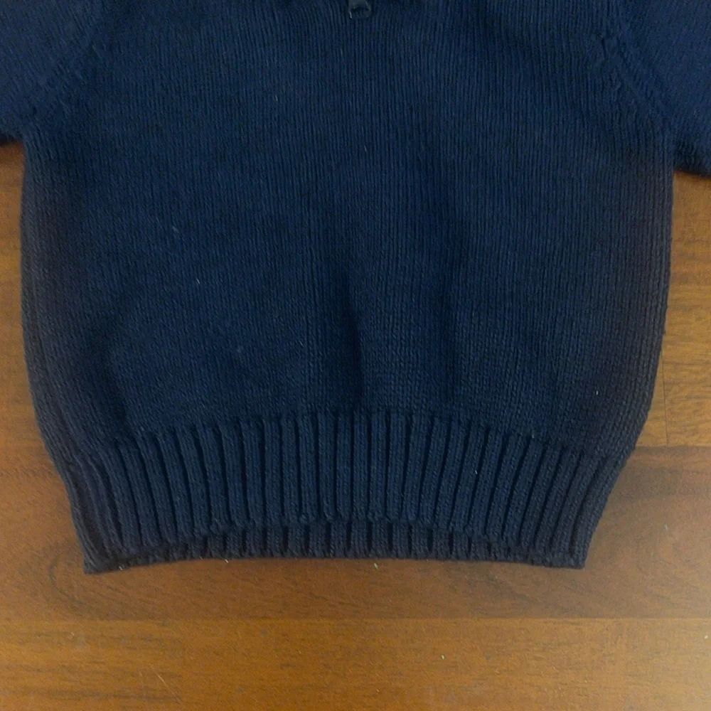 Baby Gap Lot -Boys Faux Fur lined jacket & 1/4 zip sweater. 18-24 months…